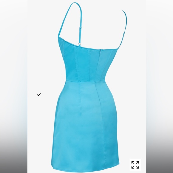 Heiress Beverly Hills blue corset mini dress - Picture 7 of 9